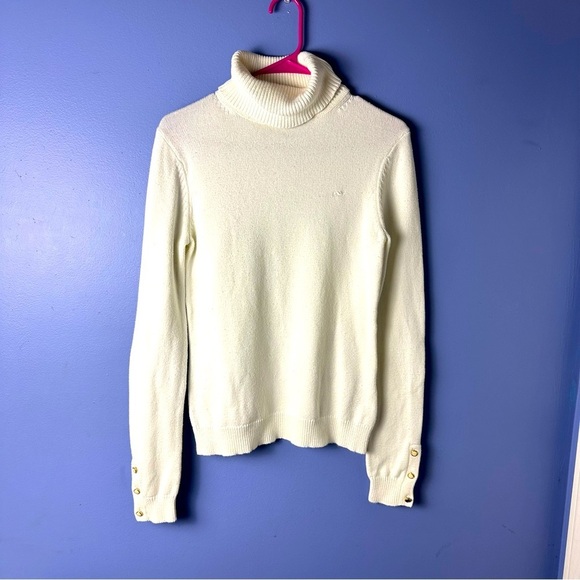 Sweaters - Vineyard Vines Long Sleeve White Turtleneck Sweater
